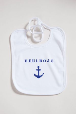 Heulboje - handbedrucktes Lätzchen aus Biobaumwolle von Elternhaus